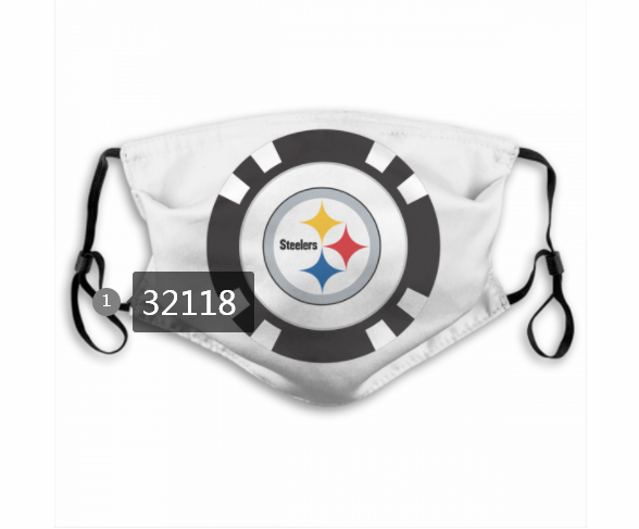 NFL 2020 Pittsburgh Steelers #52 Dust mask with filter
